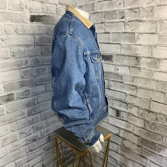 Vintage Denver Haynes Sherpa Lined Jean Jacket - Picture 3 of 14